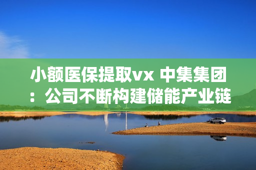 小额医保提取vx 中集集团：公司不断构建储能产业链集成能力，产品覆盖发电侧、电网侧及工商业储能系统